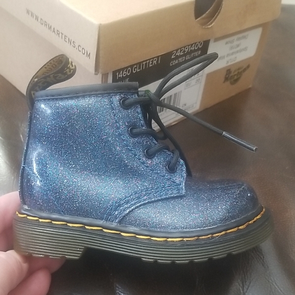 Dr. Martens Other - Dr Martens 1460 Blue Cosmic Glitter Boots
